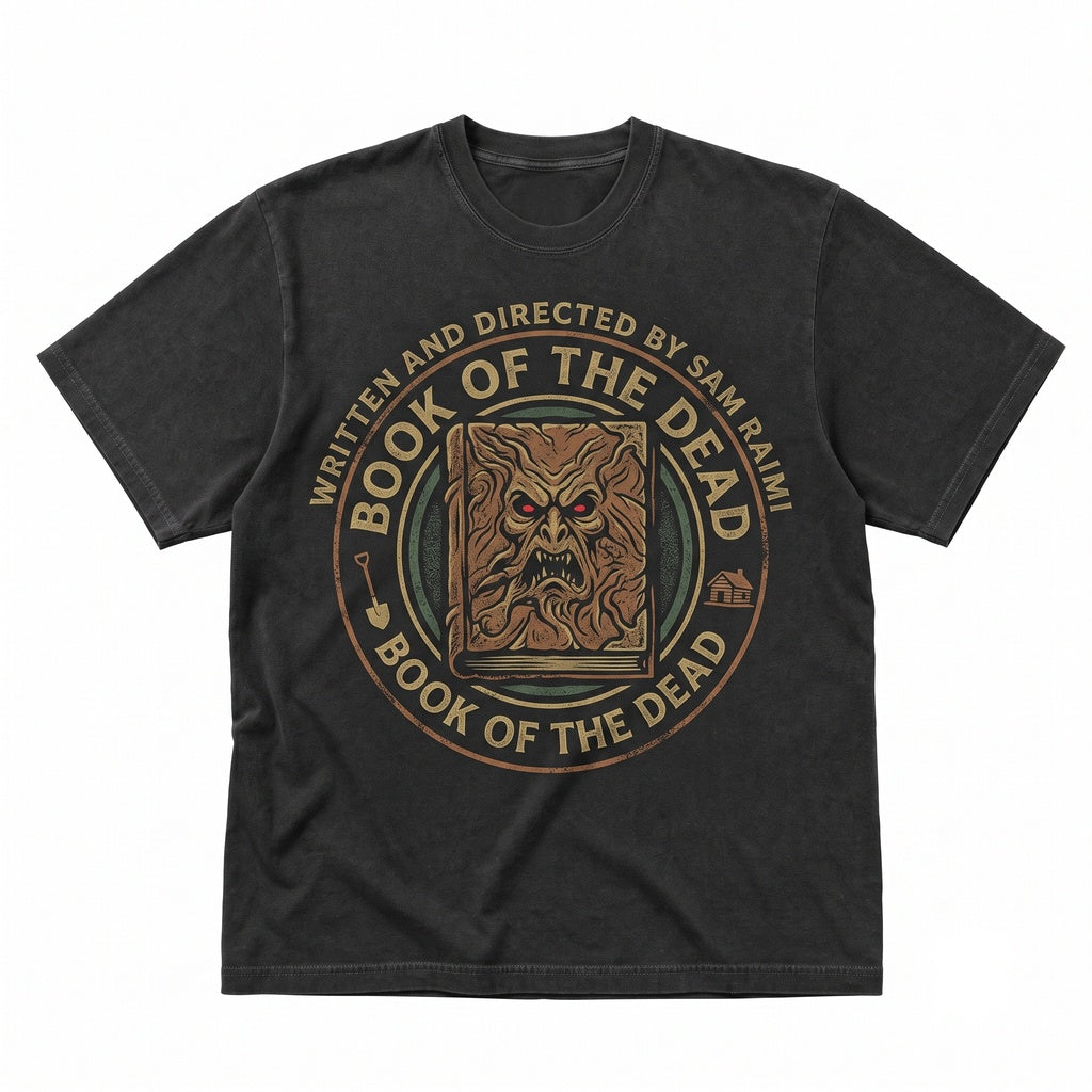 Vintage 80s Cult Classic Horror Movie Graphic Deadite Cabin Unisex TShirt