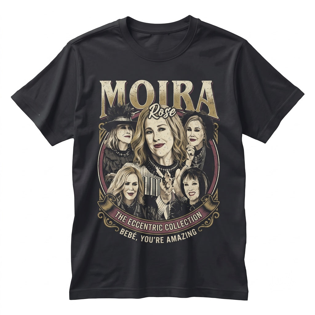 Moira Rose Iconic Quotes Retro Graphic Comedy TV Series Apparel Unisex TShirt