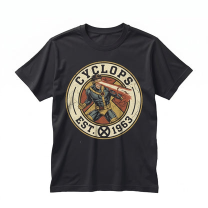 Vintage Cyclops Scott Summers 90s Optic Blast Front Back Double Sided Retro Graphic Unisex TShirt