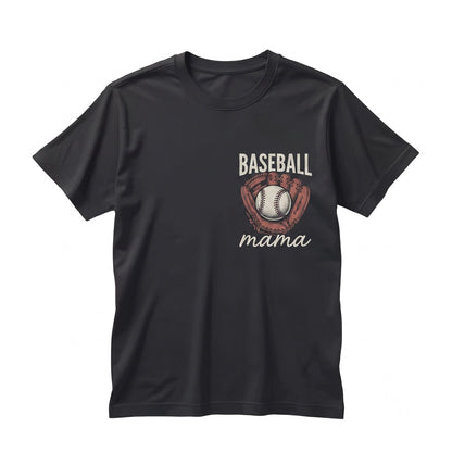Baseball Mama Embroidered Sports Crewneck Pullover Athletic Women Game Day Apparel Gift Unisex TShirt