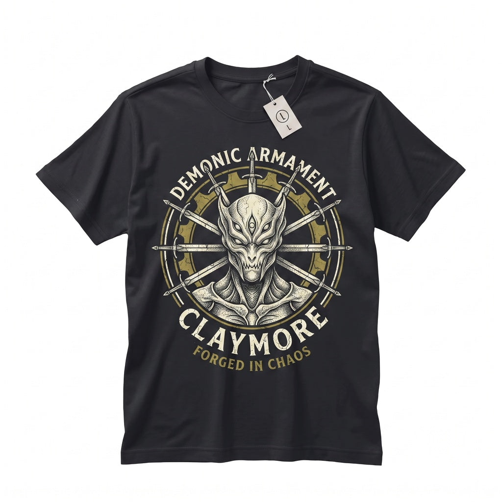 Claymore Clare Miria Anime Manga Waifu Dark Fantasy Graphic Cotton Unisex TShirt