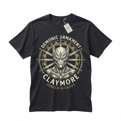 Claymore Clare Miria Anime Manga Waifu Dark Fantasy Graphic Cotton Unisex TShirt