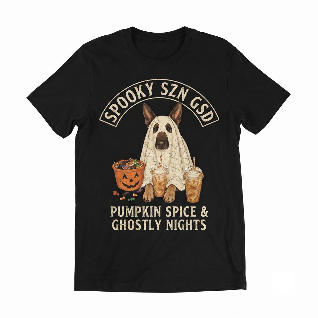 German Shepherd Halloween Coffee Mom Tee Funny Mothers Day Gift Unisex TShirt