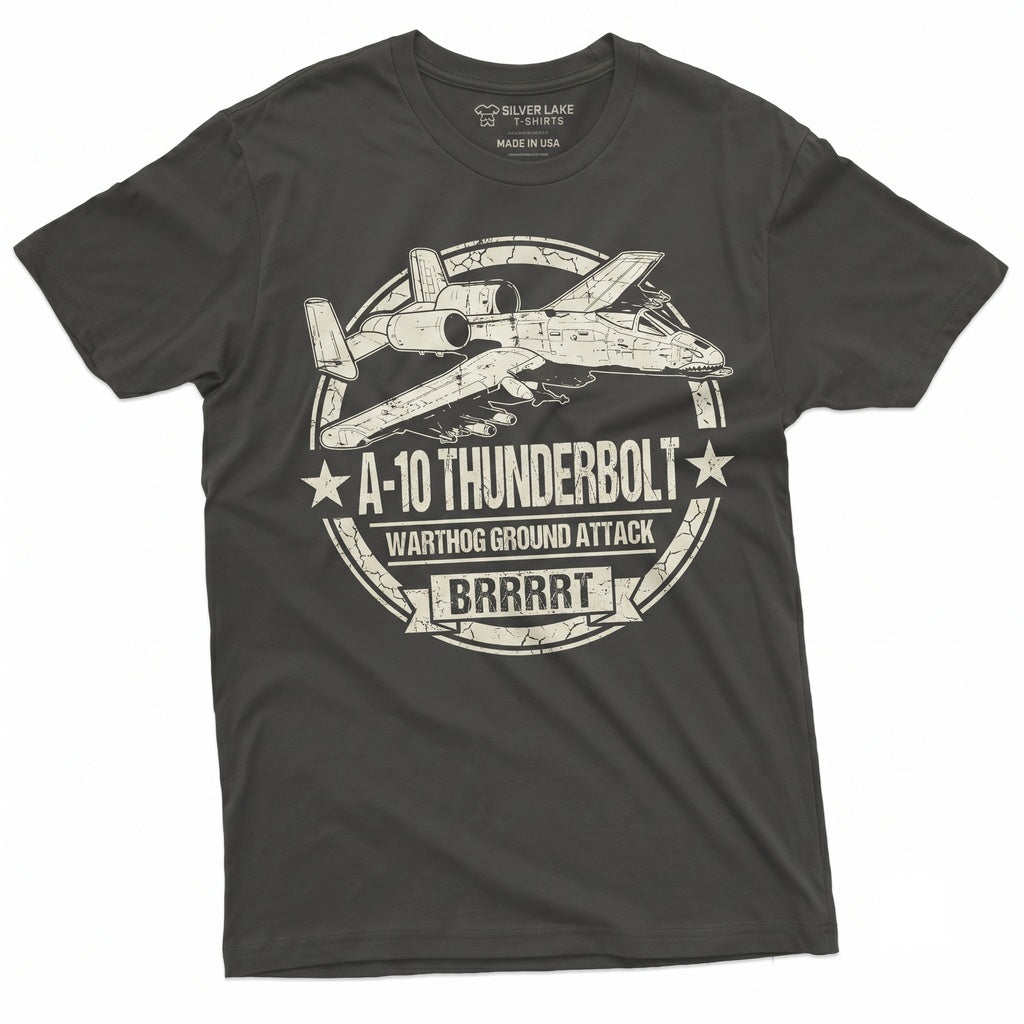 A-10 BRRRT USA Military Veteran Army Green Gift Ideas Unisex TShirt