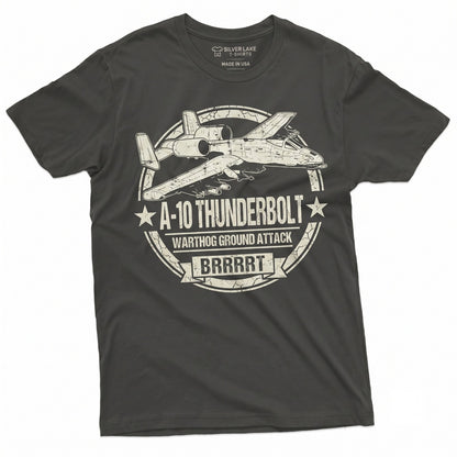 A-10 BRRRT USA Military Veteran Army Green Gift Ideas Unisex TShirt
