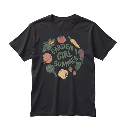 Vegetable Garden Plant Lover Summer Farmer Botanical Graphic Cotton Gift Unisex TShirt