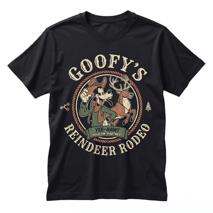 Vintage Goofy Christmas Family Graphic Holiday Apparel, Funny Character Winter Vacation Gift Unisex TShirt