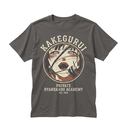 Yumeko Jabami Compulsive Gambler Manga Waifu Japanese Anime Graphic Cotton Casual Wear Unisex TShirt