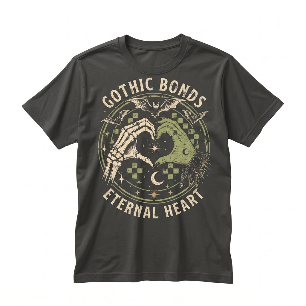 Vintage Gothic Skeleton Hand Stay Creepy Spooky Season Halloween Costume Unisex TShirt