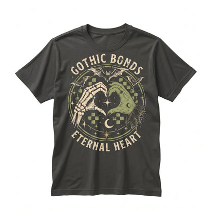 Vintage Gothic Skeleton Hand Stay Creepy Spooky Season Halloween Costume Unisex TShirt