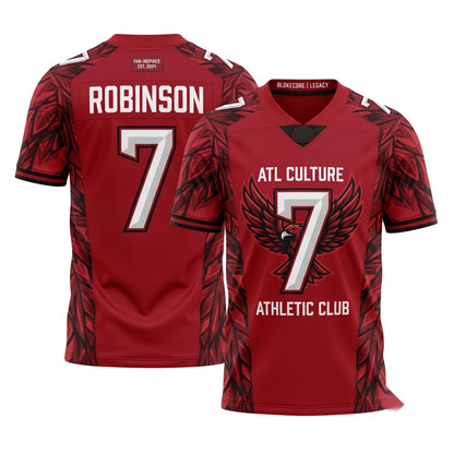Unisex Breathable Stitched Football Fan Jersey - Lightweight Game Day Athletic Apparel