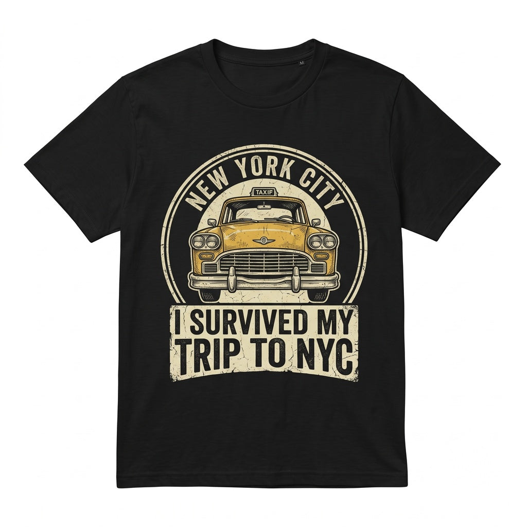I Survived My Trip To NYC Spider Peter Parker Superhero Meme Graphic Cotton Vintage Unisex TShirt