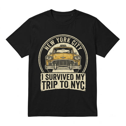 I Survived My Trip To NYC Spider Peter Parker Superhero Meme Graphic Cotton Vintage Unisex TShirt