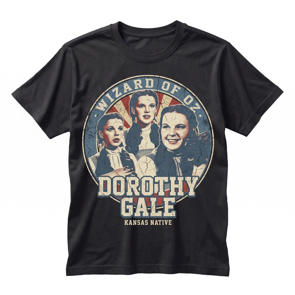 Vintage Dorothy Gale Retro Kansas Farm Girl Gift For Women Men Unisex TShirt