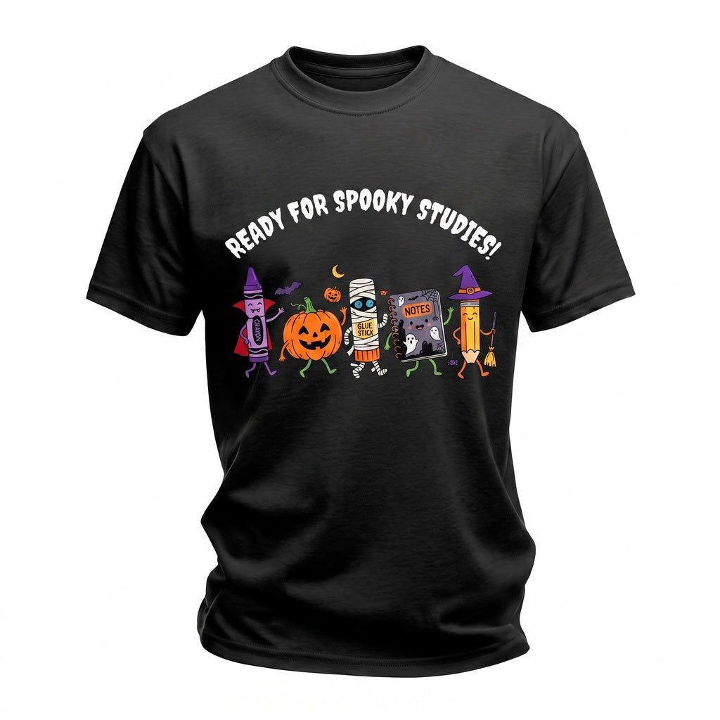 Cute Teacher Halloween School Supplies Educator Spooky Present Unisex TShirt
