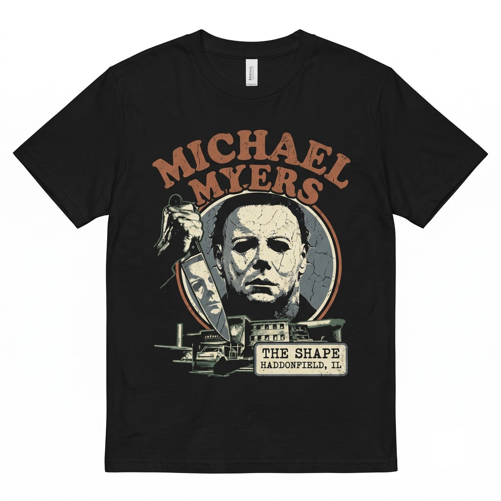 Vintage Slasher Killer Horror Film Graphic Scary Movie Fan Apparel Unisex TShirt