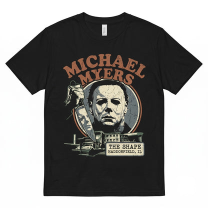 Vintage Slasher Killer Horror Film Graphic Scary Movie Fan Apparel Unisex TShirt