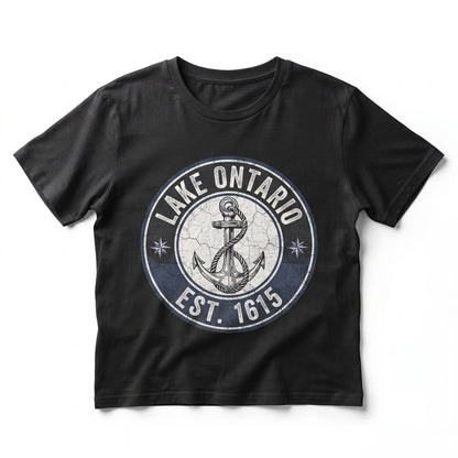 Lake Ontario Great Lakes Top Quiet Activism Canada Apparel Subtle Political Travel Gift Unisex TShirt