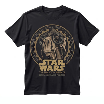 Oversized Sebulba Podracing Graphic Sci-Fi Alien Racer Fan Gift Vintage Unisex TShirt