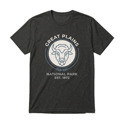 Vintage Bison Buffalo Lover Gift Western Cowboy Rustic Wildlife Outdoor Nature Country Unisex TShirt