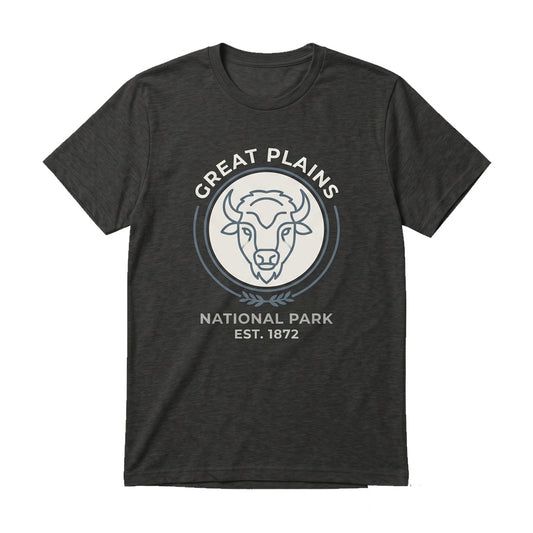 Vintage Bison Buffalo Lover Gift Western Cowboy Rustic Wildlife Outdoor Nature Country Unisex TShirt