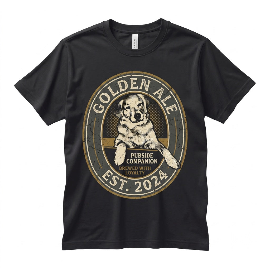 Personalized Pet Photo Dog Drinking Beer Funny Animal Lover Gift Unisex TShirt