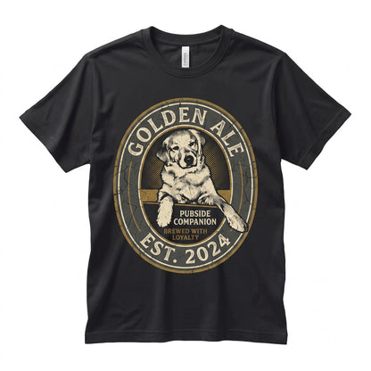 Personalized Pet Photo Dog Drinking Beer Funny Animal Lover Gift Unisex TShirt