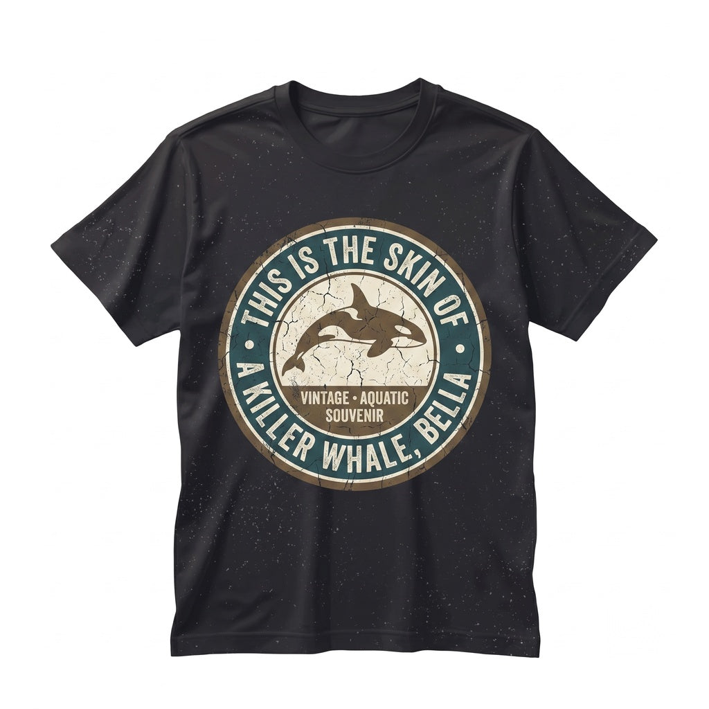 This Is The Skin Of A Killer Whale Bella Embroidered Funny Vampire Movie Parody Unisex TShirt