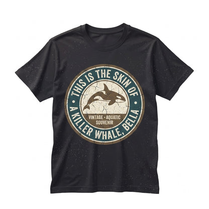 This Is The Skin Of A Killer Whale Bella Embroidered Funny Vampire Movie Parody Unisex TShirt