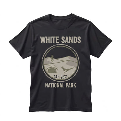 Vintage White Sands National Park New Mexico Desert Retro Hiking Nature Graphic Gift Unisex TShirt
