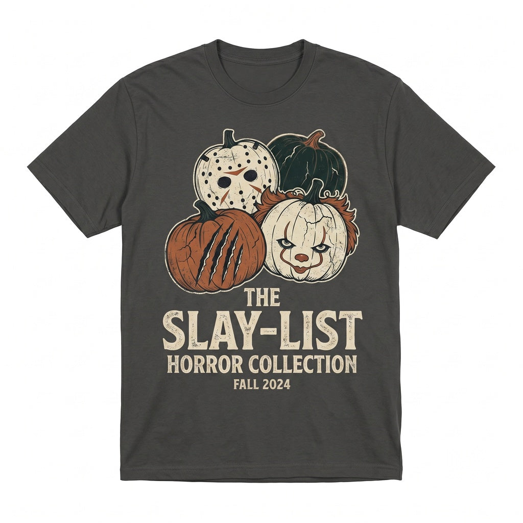 Vintage Spooky Halloween Horror Pumpkin Cute Scary Retro Fall Movie Character Graphic Unisex TShirt