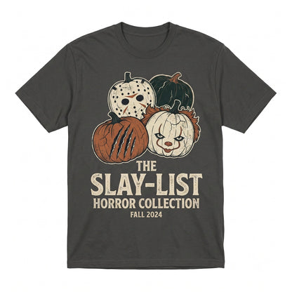 Vintage Spooky Halloween Horror Pumpkin Cute Scary Retro Fall Movie Character Graphic Unisex TShirt