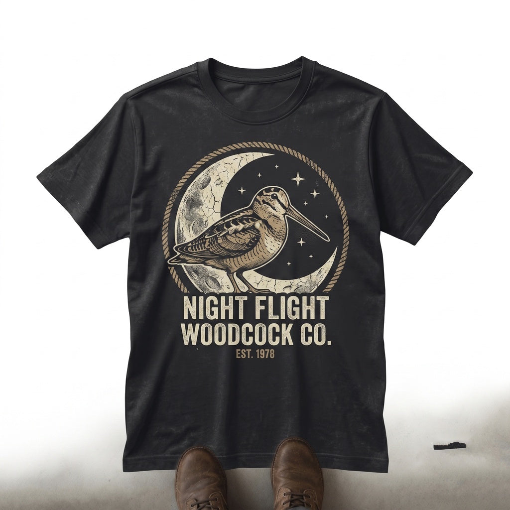 American Woodcock Full Moon Meep Bird 90s Vintage Retro Graphic Timberdoodle Nature Crewneck Pullover Sweatshirt Lover Gift