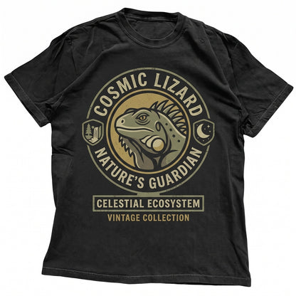 Vintage 90s Iguana Moon Reptile Wildlife Graphic Lizard Animal Lover Gift Unisex TShirt