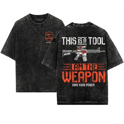 2nd Amendment USA American Patriotic Conservative Pro Rifle Gun Weapon Lover Unisex Wash T-Shirt