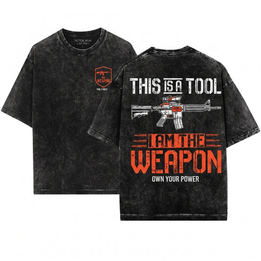 2nd Amendment USA American Patriotic Conservative Pro Rifle Gun Weapon Lover Unisex Wash T-Shirt