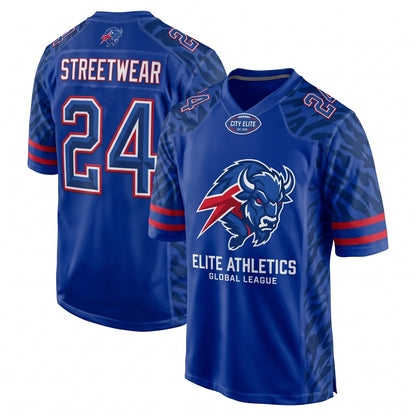 Unisex Game Day Football Fan Jersey - Breathable Mesh Athletic Stitched Sports Shirt