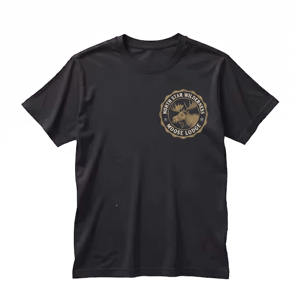 Vintage Moose Retro Woodland Forest Animal Lover Gift Cute Artistic Aesthetic Graphic Y2K Unisex TShirt