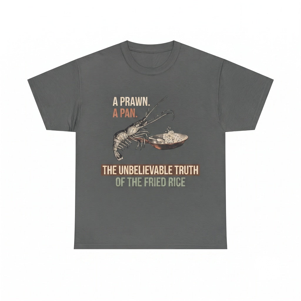 Shrimp Fried Rice Graphic Heavyweight Cotton Apparel Unisex TShirt