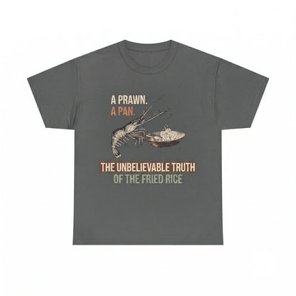 Shrimp Fried Rice Graphic Heavyweight Cotton Apparel Unisex TShirt
