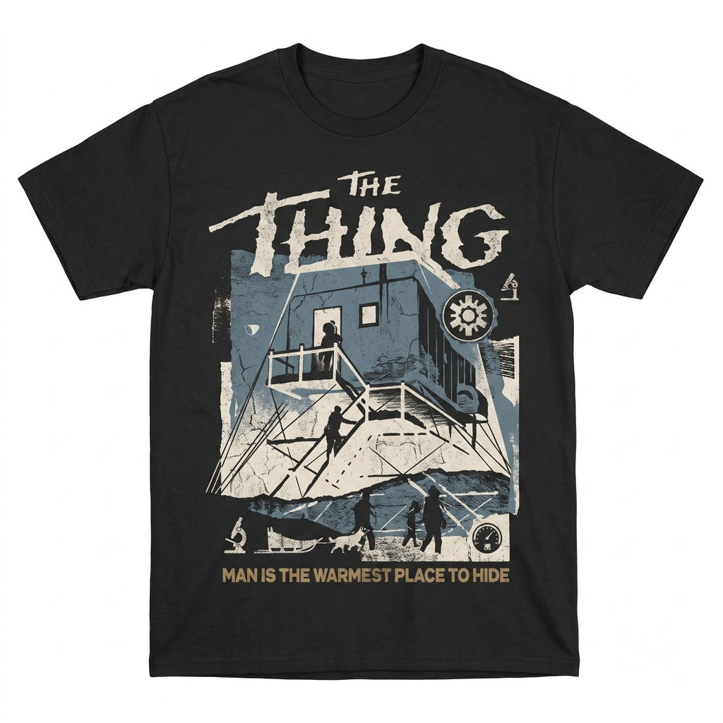 Outpost 31 Antarctic Research Retro 80s Sci-Fi Horror Movie Graphic Vintage Alien Unisex TShirt