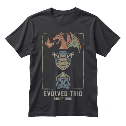 Kanto Starter Anime Monster Sleeveless Graphic Tank Top, Retro Y2K Streetwear Charizard Blastoise Venusaur Unisex TShirt