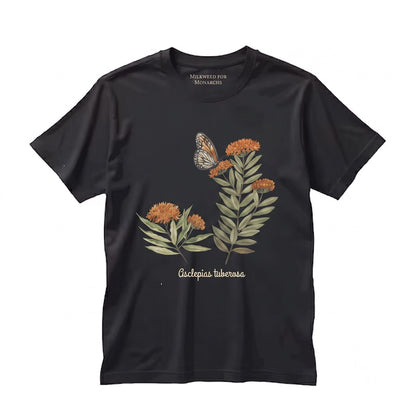 Monarch Butterfly Milkweed Native Botanic Eco Friendly Nature Lover Gift Gardener Apparel Unisex TShirt