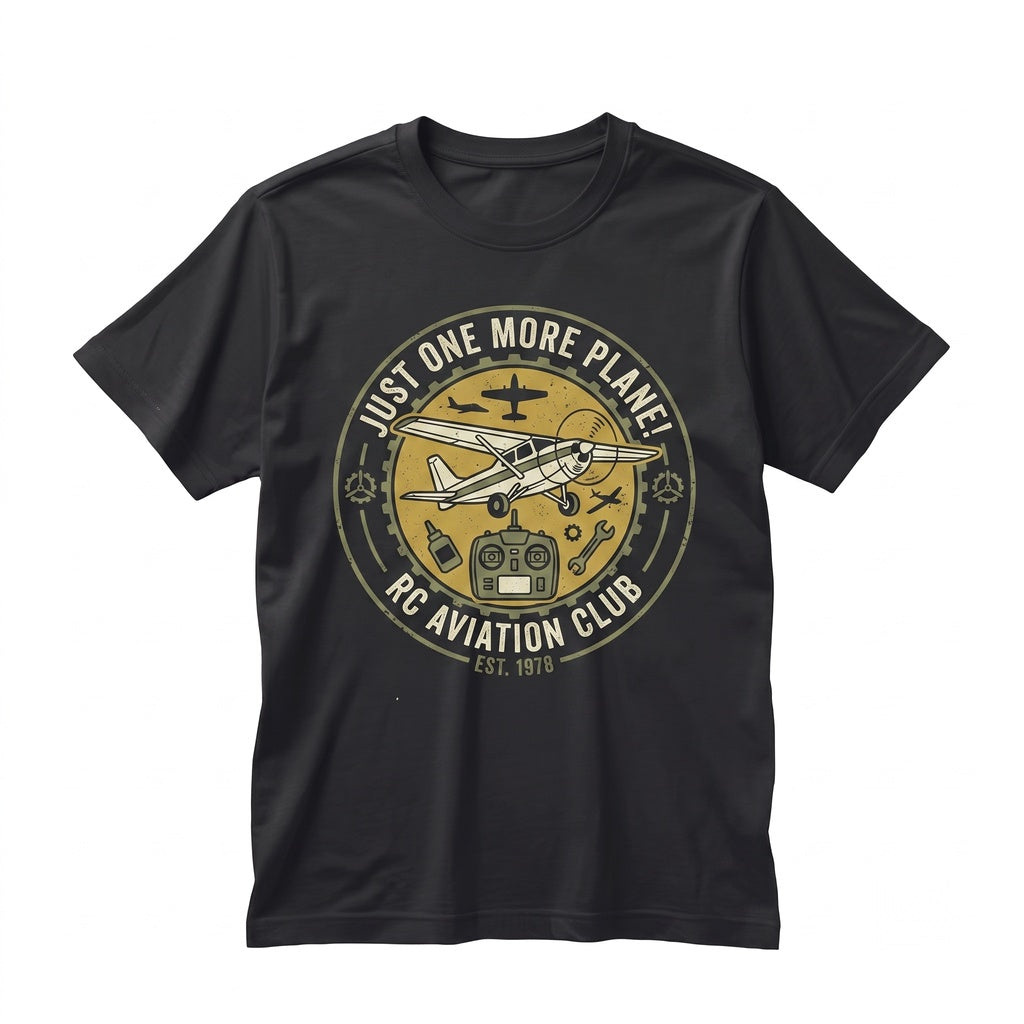 Just One More PlaneJust One More Plane Aviation Humor Graphic, Airplane Lover Flying Hobbyist Pilot Apparel Unisex TShirt