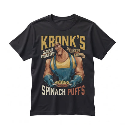 Vintage Kronk Spinach Puffs Angel Devil Retro Movie Theme Park Vacation Unisex TShirt