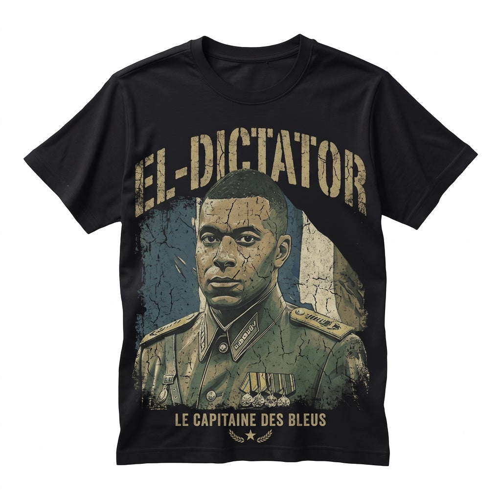 Kylian Mbappe El Dictator France Soccer Meme Fan Apparel Number 10 Graphic BK Unisex TShirt