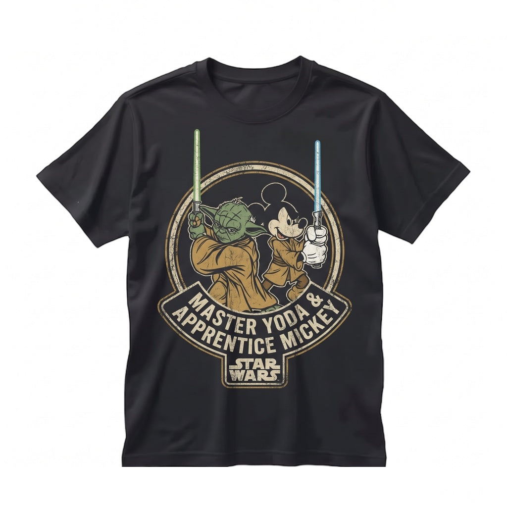 Vintage Sci-Fi Space Mouse Master Graphic Oversized Theme Park Vacation Apparel Unisex TShirt