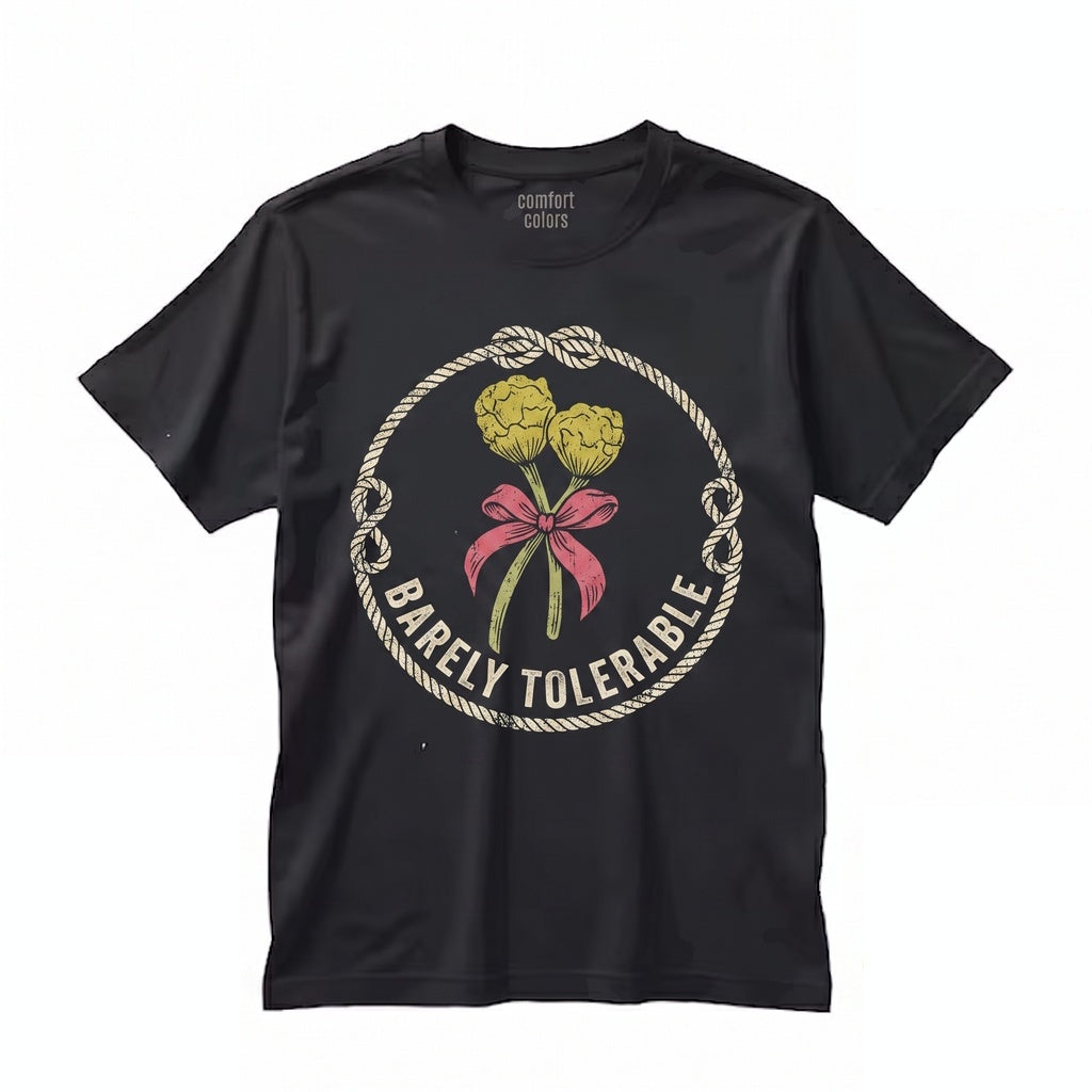 Barely Tolerable Pride And Prejudice Jane Austen Literary Regency Reader Gift Unisex TShirt