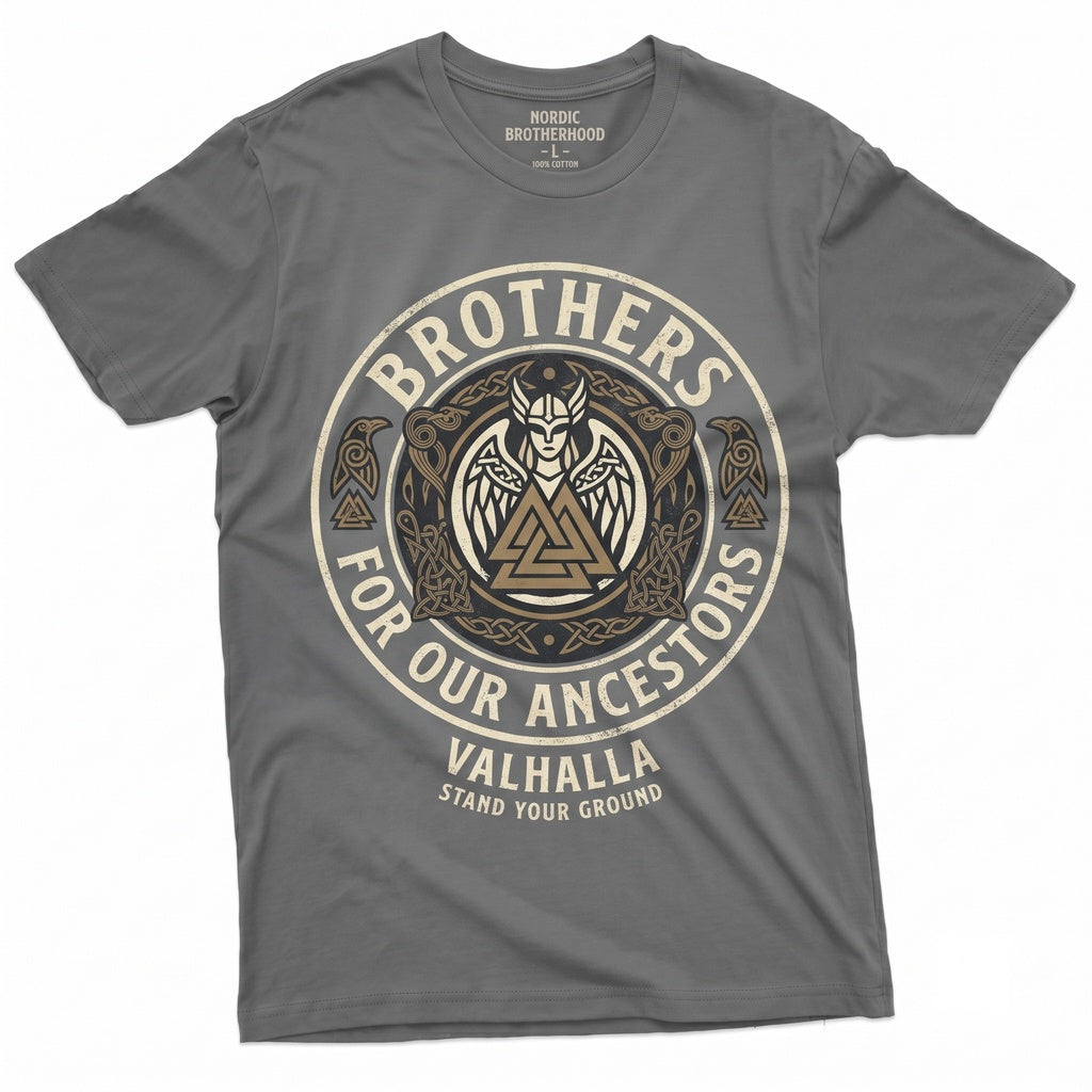Viking Warrior Stand Your Ground Valhalla Valkyrie Norse Mythology Graphic Gift Unisex TShirt