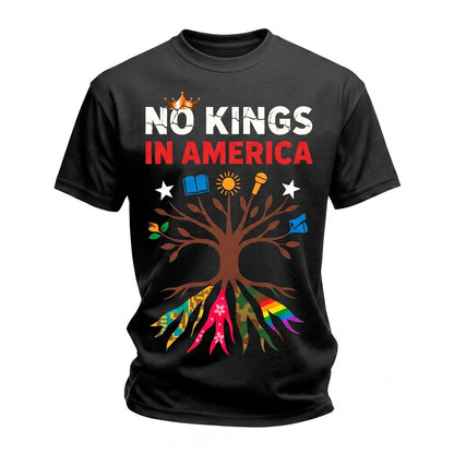 No Faux King Way 8647 Anti Trump Political Activist Rally Resist Fascism Graphic Apparel Unisex TShirt